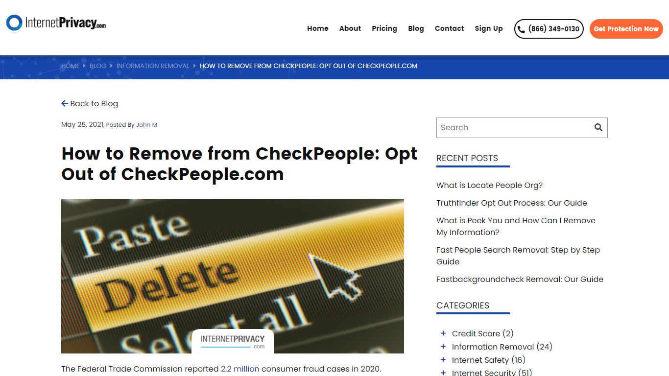 How to Remove from CheckPeople: Opt Out of CheckPeople.com